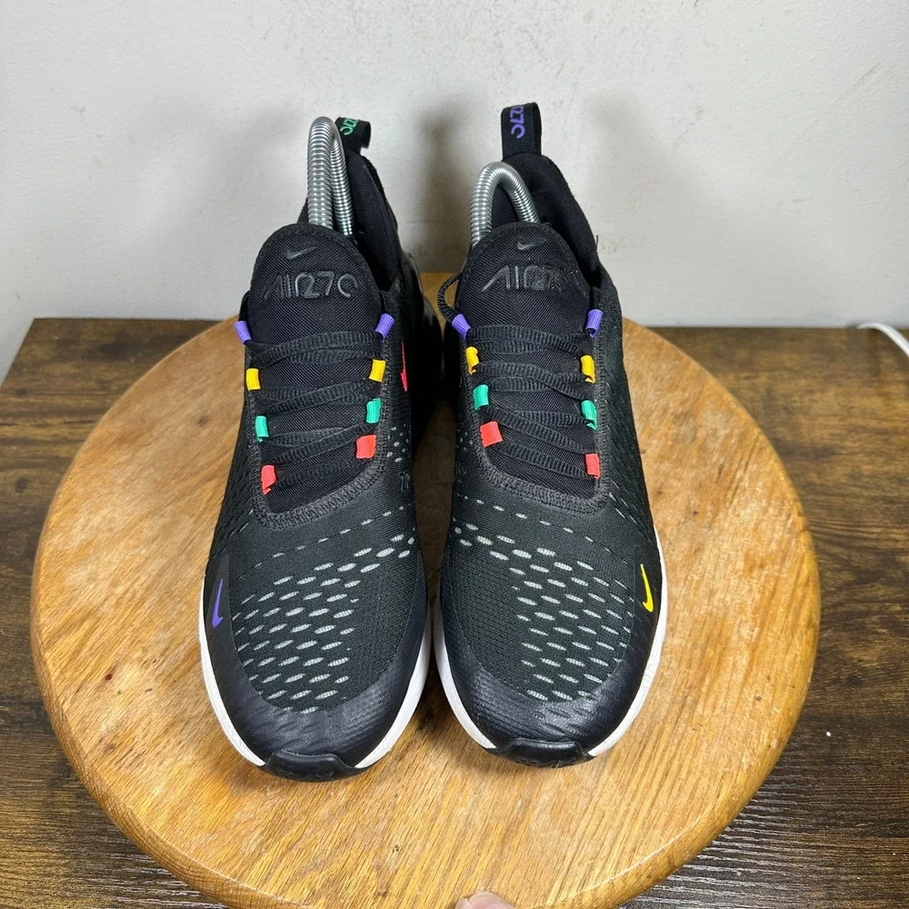Nike Air Max 270 Game Change Black Multi Shoes Size 8.5 CJ6960-001